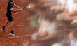 Alexander Zverev competes in his final men's singles match against Flavio Cobolli on day 1...