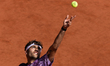 Flavio Cobolli competes in his final men's singles match against Alexander Zverev on day 1...