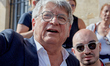 Eric Coquerel, a member of La France Insoumise - Nouveau Front Populaire, attends a rally...