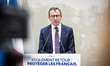 Bruno Retailleau, President of the Les Republicains party and candidate for the French Pre...