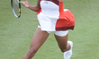 Leylah Fernandez of Canada in action during her Round of 32 match at The HSBC Championship...