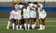 Nigeria's Super Falcons players during their 2-1 victory over Senegal's Teranga Lionesses...
