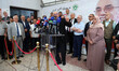 Abdelaali Hassani Cherif, President of the Movement of Society for Peace (MSP), holds a pr...
