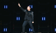 Tiziano Ferro, an Italian singer, performs live during the STADI26 Tour at San Siro Stadiu...