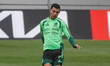 Luis Chavez of the Mexican national football team during a training session ahead of the 2...