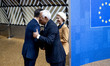 European Commission President Ursula von der Leyen, European Council President Antonio Cos...