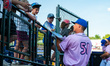 Luc Rising of the Trenton Thunder before an MLB Draft League baseball game at Trenton Thun...