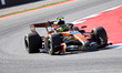 Lando Norris of the McLaren Mastercard F1 Team drives the McLaren MCL40A during Practice 2...