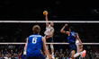 Moritz Reichert #5 of Germany in action during the 2026 Men's Volleyball Nations League ma...