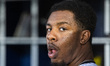 Dj Gladney of the Somerset Patriots reacts during a Minor League Baseball game at TD Bank...
