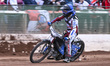 Jody Scott of Redcar Bears wins Heat 12 of the Maxicab KO Cup semi-final first leg between...