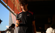 Isack Hadjar of Red Bull Racing walks during free practice of the Barcelona - Catalunya GP...