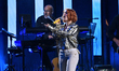 Noemi performs live on stage during the ''Radio2 Live'' musical event in Cosenza, Italy, o...