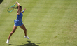 Emma Raducanu of Great Britain competes during her quarter-final match at The HSBC Champio...