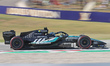George Russell, of the Mercedes-AMG PETRONAS Formula One Team, drives the Mercedes W17 dur...
