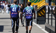 Racing Bulls team members ahead of the Formula 1 Barcelona-Catalunya Grand Prix at Circuit...