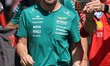 Fernando Alonso of Aston Martin Aramco ahead of the Formula 1 Barcelona-Catalunya Grand Pr...