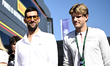 Novak Dokovic is a guest in the paddock during the FIA Formula One World Championship GP d...