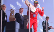 Lewis Hamilton of Scuderia Ferrari HP, winner of the Formula 1 MSC Cruises GP Barcelona-Ca...