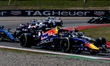 Formula 1 driver Isack Hadjar of Oracle Red Bull Racing participates in the Formula 1 Spai...