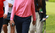 MIDLAND, MICHIGAN - JUNE 14: Juli Inkster of the United States heads to the clubhouse afte...