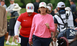 MIDLAND, MICHIGAN - JUNE 14: Juli Inkster of the United States heads to the clubhouse afte...