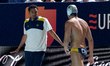 Fran Fernandez, head coach of Zodiac CNAB, looks on during the European Aquatics Men's Wat...