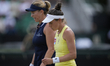 Alicja Rosolska of Poland competes during the round of 16 doubles match at the 2026 Lexus...