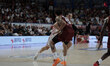 Leandro Bolmaro of Emporio Armani Milano competes against Denzel Valentine of Umana Reyer...