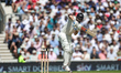 Henry Nicholls of New Zealand hits the ball for two runs during the 2nd Rothesay Test Matc...