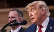 President of the USA Donald Trump speaks during final press conference at the end of the G...