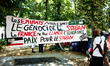 People gather near the National Assembly in Paris, France, on June 17, 2026, in solidarity...