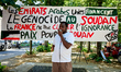 People gather near the National Assembly in Paris, France, on June 17, 2026, in solidarity...