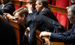 Antoine Valentin, deputy of the UDR parliamentary group, attends a session of questions to...