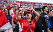 Panama fans dance during the FIFA World Cup 2026 group stage match between Ghana and Panam...