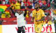 Antoine Semenyo #11 of Ghana celebrates after winning the game during the 2026 FIFA World...