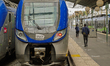 SNCF regional trains stand at platforms inside Gare du Nord in Paris, France, on June 8, 2...