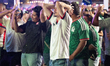 Mexican football supporters watch the FIFA World Cup 2026 Group A match between Mexico and...