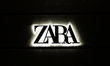 The Zara logo is seen on the street in Krakow, Poland, on June 18, 2026. 