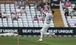 Matthew Potts of Durham is seen bowling during the Rothesay County Championship match betw...