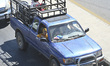Vehicles line up in traffic at the entrance to Sidon, Lebanon, on June 19, 2026, as reside...