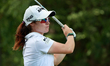 Belmont, MI - JUNE 19:  Leona Maguire of Ireland hits from the 16th tee during the second...