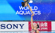 Team Italy competes in the Team Technical final during the World Aquatics Artistic Swimmin...