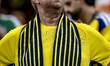 A supporter of the Sweden team is seen during the 2026 World Cup at NRG Stadium in Houston...