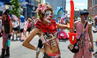 Members of the Coney Island Clown Skool participate in the 44th Annual Mermaid Parade in C...