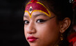 Nihira Bajracharya, the Kumari (living goddess) of Patan, attends Bhoto Jatra, the conclud...