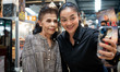 Independent gubernatorial candidate Dr. Mallika Boonmeetrakul Mahasuk takes a selfie with...