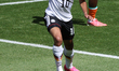 Jamal Musiala controls the ball during the FIFA World Cup 2026 group stage match between G...