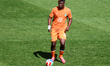 Emmanuel Agbadou controls the ball during the FIFA World Cup 2026 group stage match betwee...
