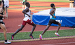 Collegiate track and field teams from across the United States compete in the men's 5,000m...